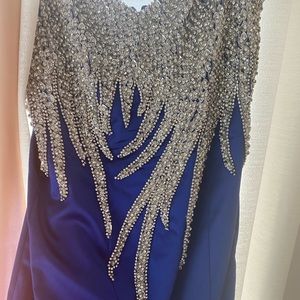 Blue gown size 16